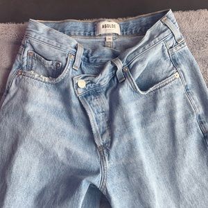 Agolde Criss Cross Jeans Excellent Condition